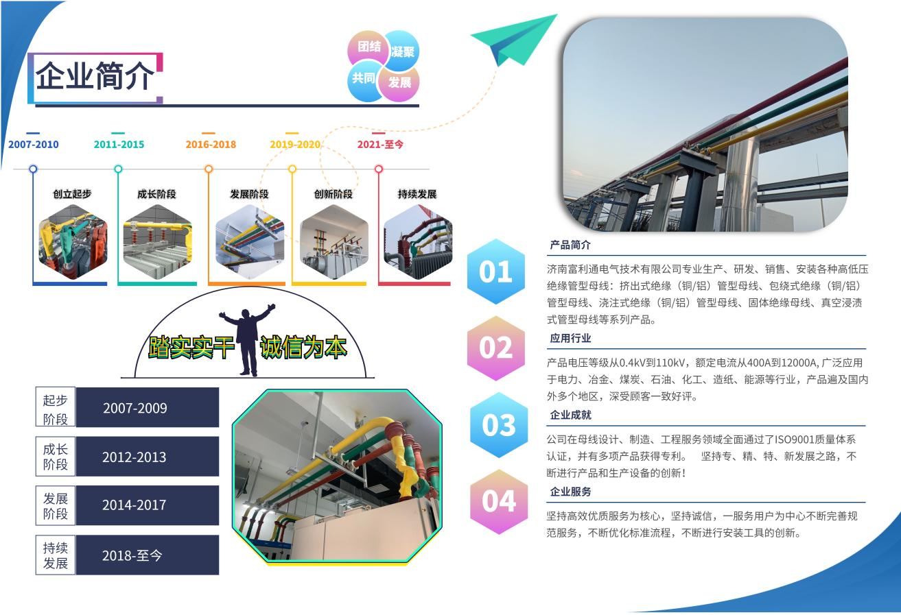 济南富利通公司简介及绝缘管型母